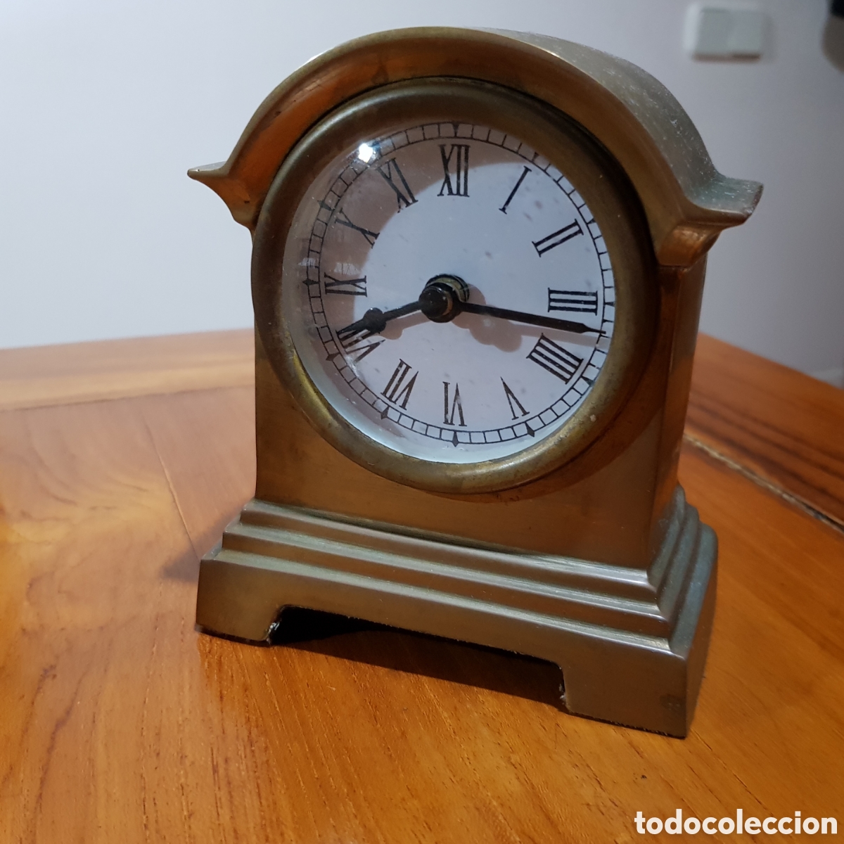 Relojes de carga manual: RELOJ DE SOBREMESA EN BRONCE - Foto 8