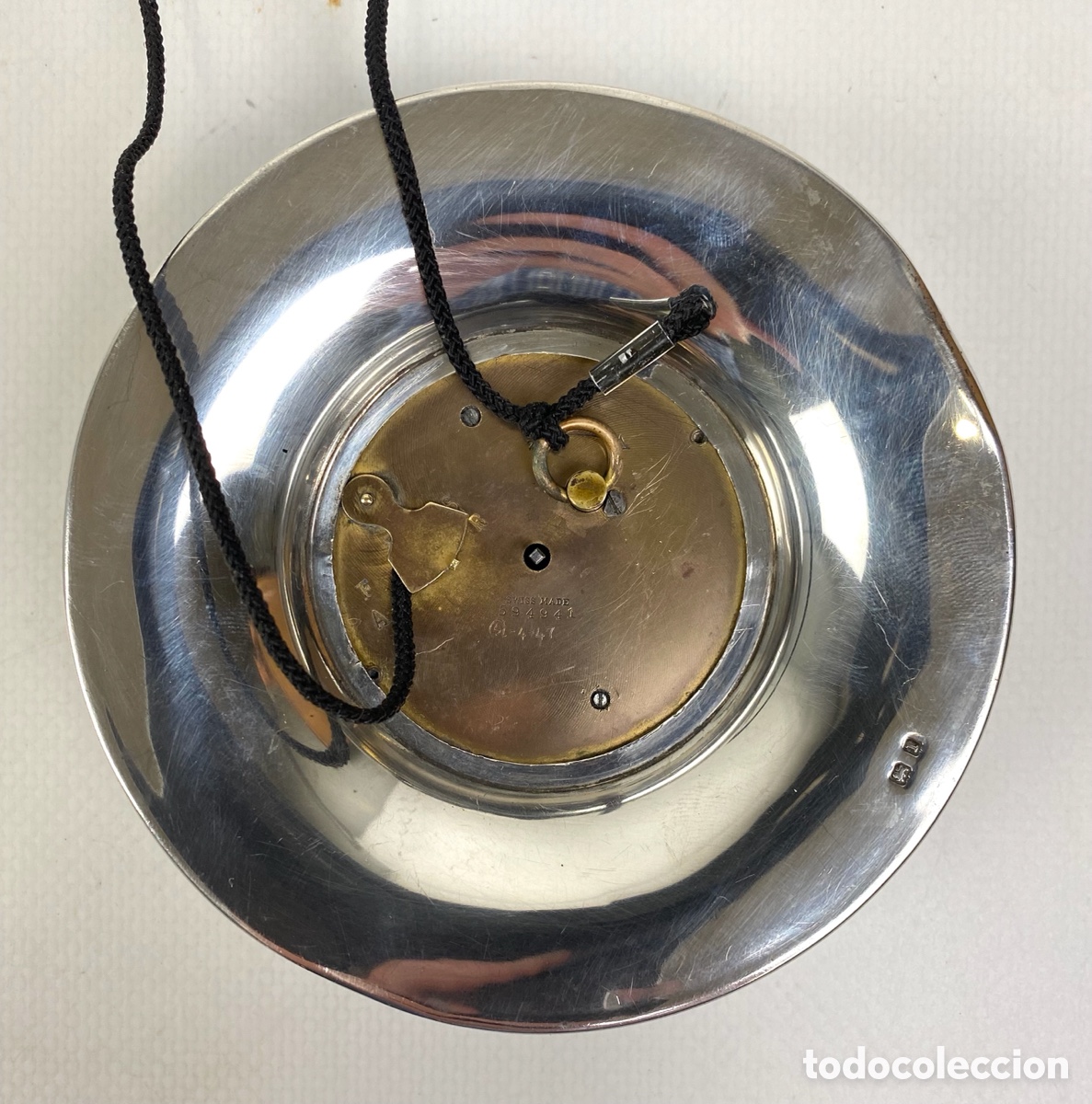 Relojes de carga manual: RELOJ DE SOBREMESA DE PLATA - INGLATERRA - Foto 4