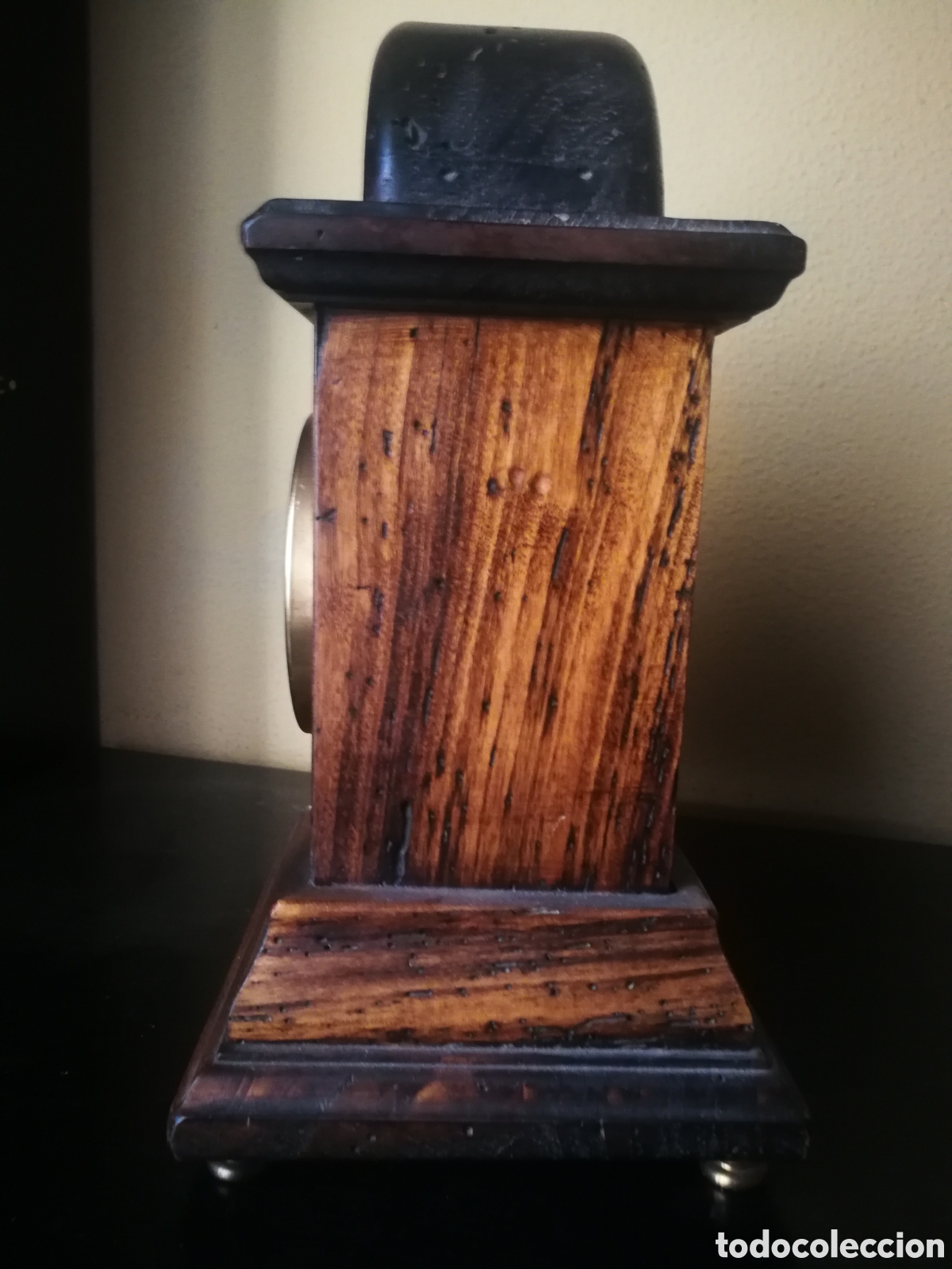 Relojes de carga manual: Reloj madera Antiguo - Foto 3