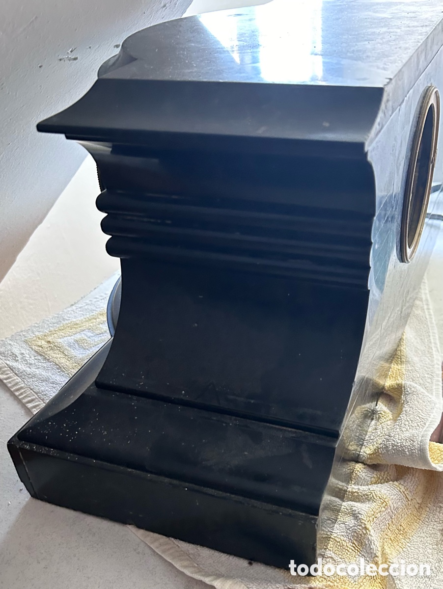 Relojes de carga manual: Reloj de m&aacute;rmol negro - Foto 5