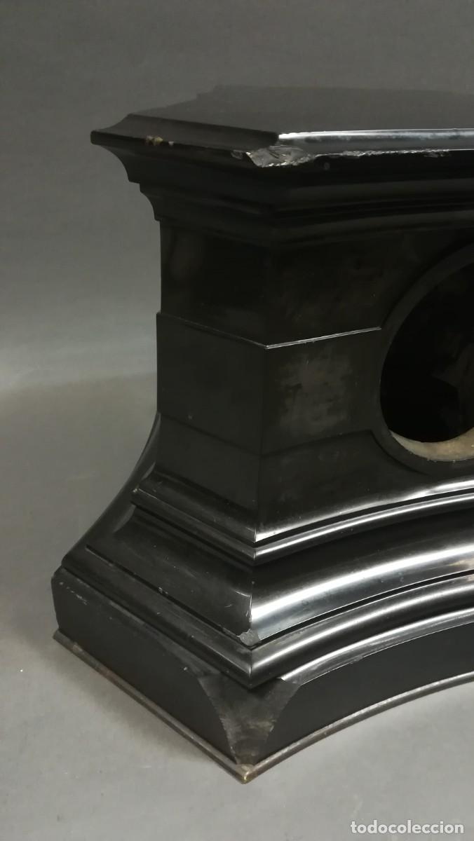 Relojes de carga manual: BASE DE RELOJ DE MARMOL NEGRO - Foto 4