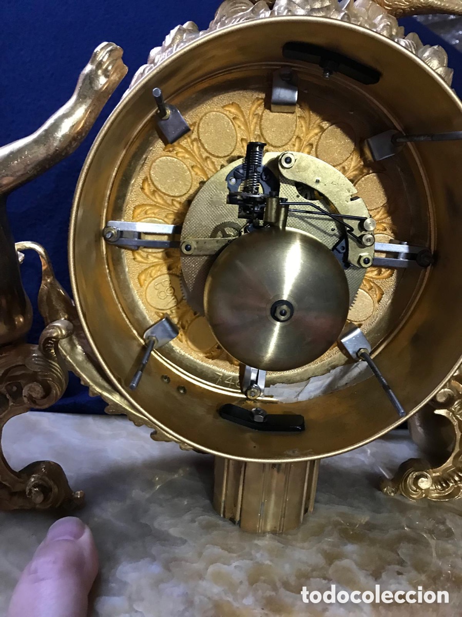 Relojes de carga manual: Reloj bronce con ba&ntilde;o de oro - Foto 5