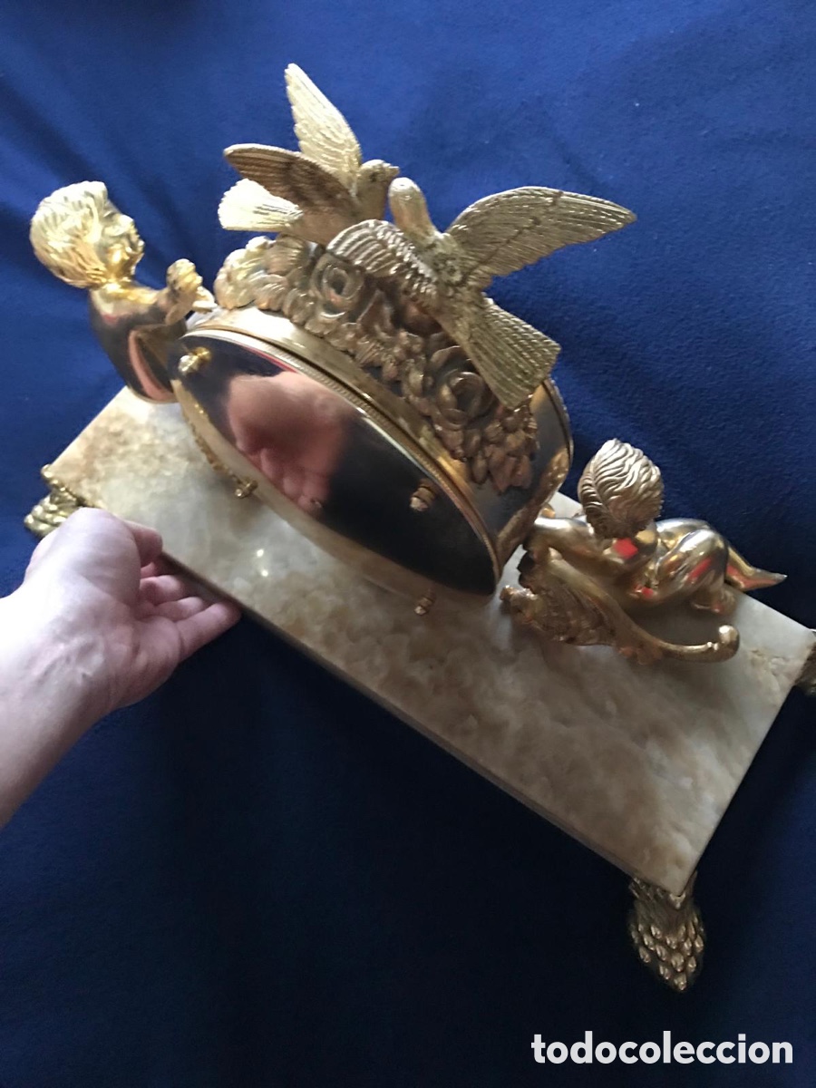 Relojes de carga manual: Reloj bronce con ba&ntilde;o de oro - Foto 7