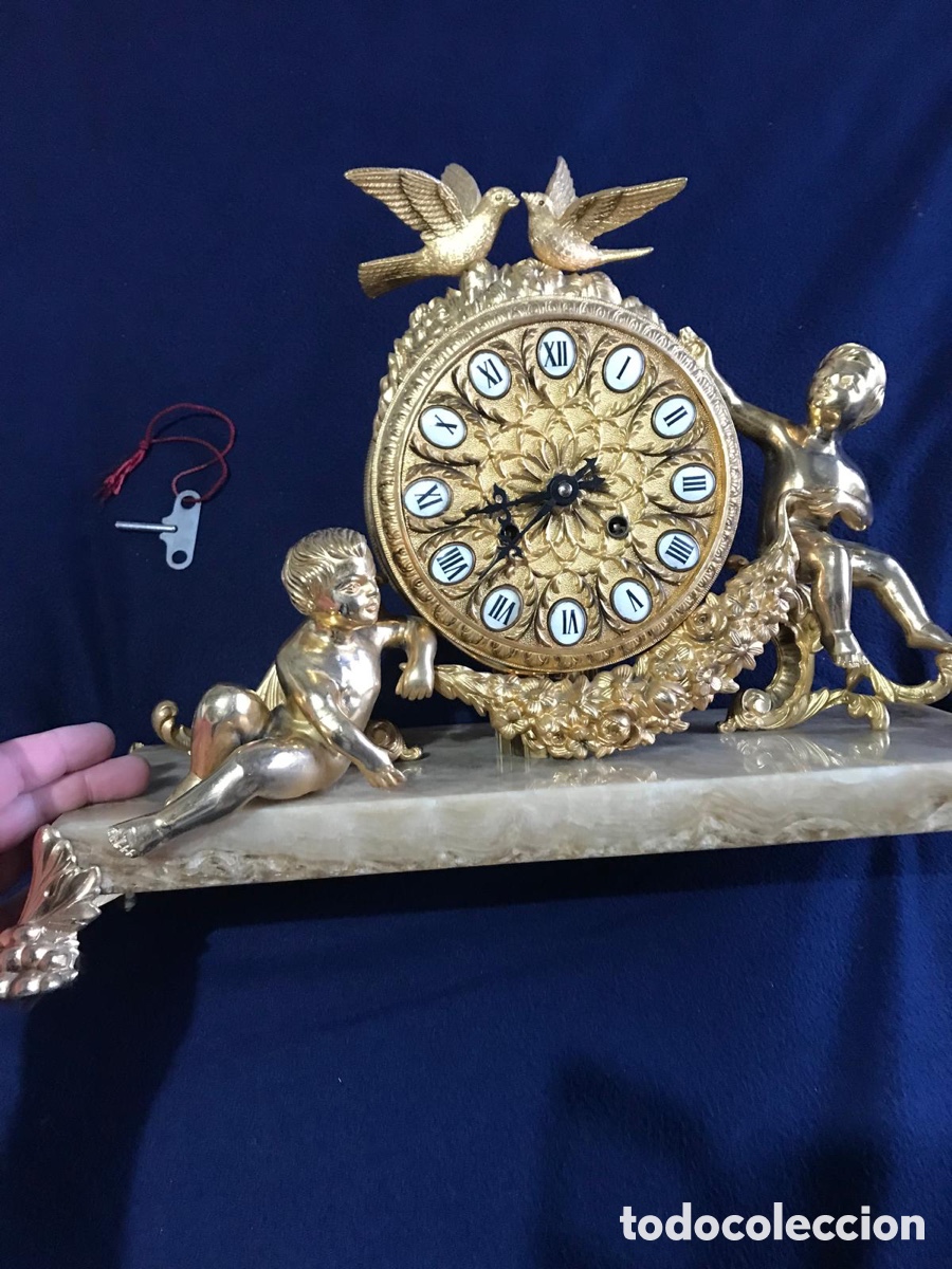 Relojes de carga manual: Reloj bronce con ba&ntilde;o de oro - Foto 10