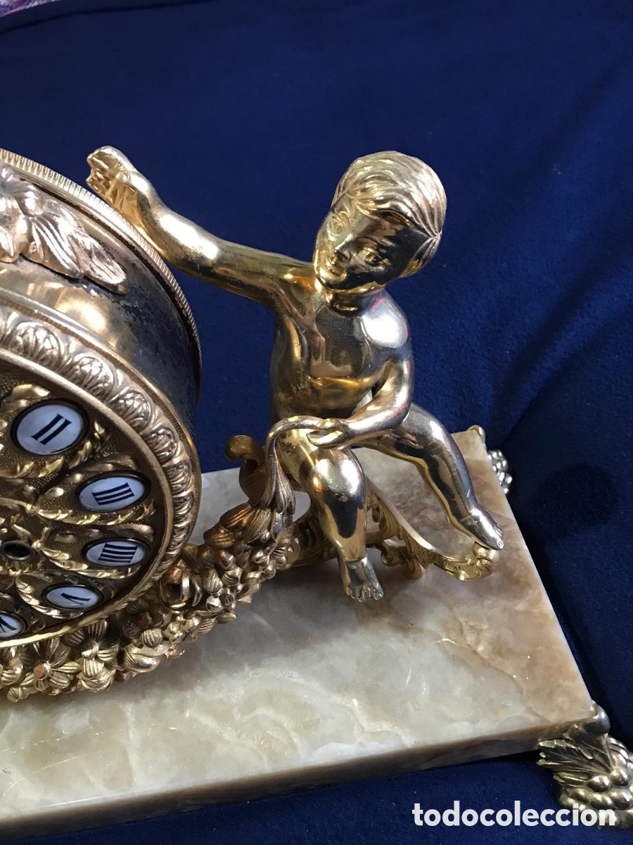 Relojes de carga manual: Reloj bronce con ba&ntilde;o de oro - Foto 12