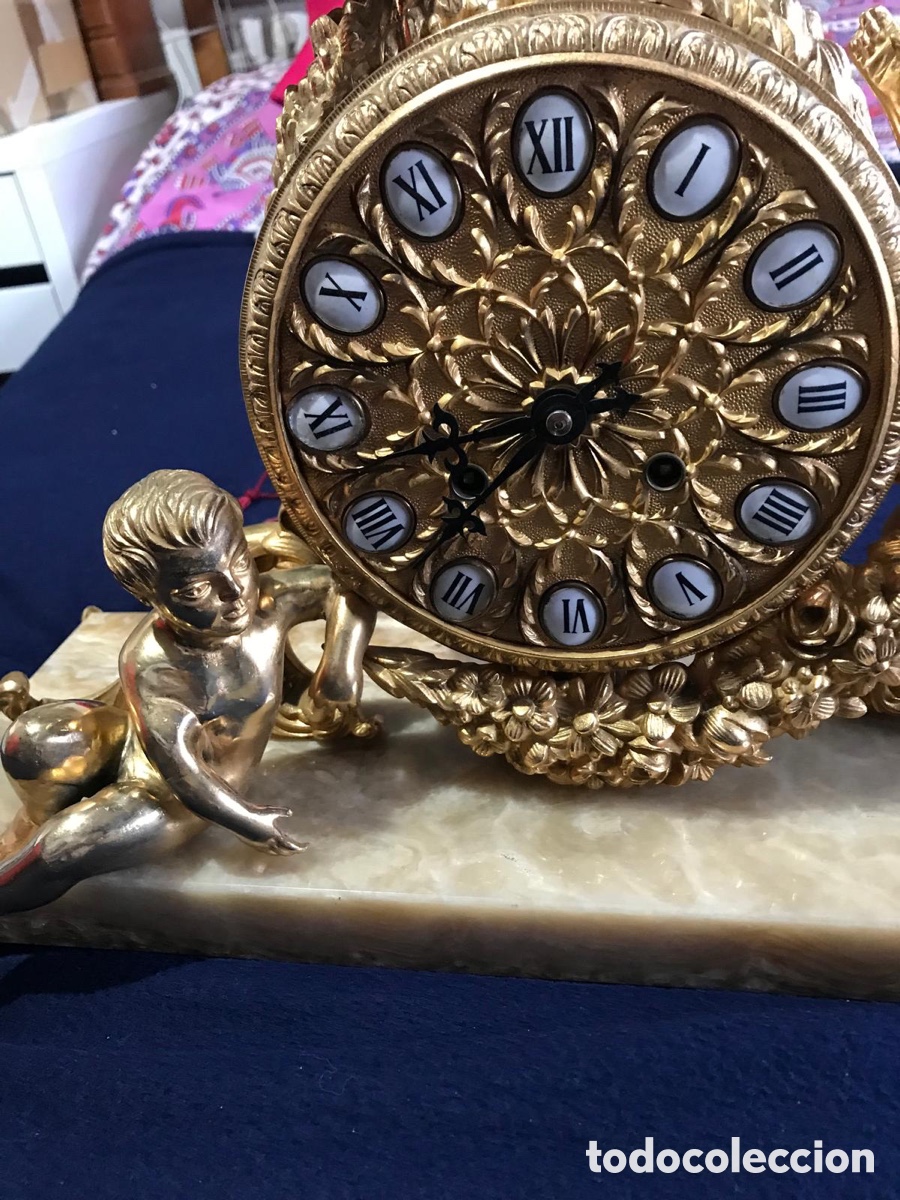 Relojes de carga manual: Reloj bronce con ba&ntilde;o de oro - Foto 13