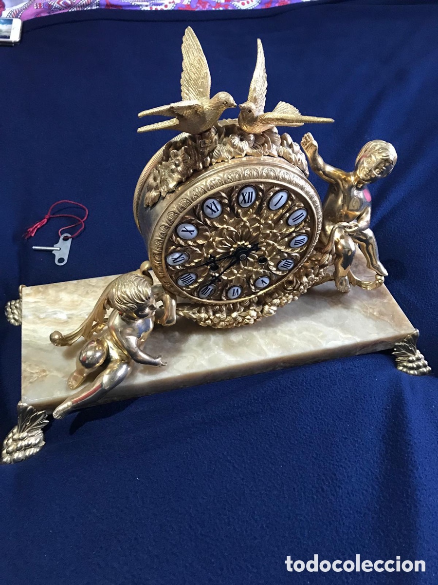 Relojes de carga manual: Reloj bronce con ba&ntilde;o de oro - Foto 14