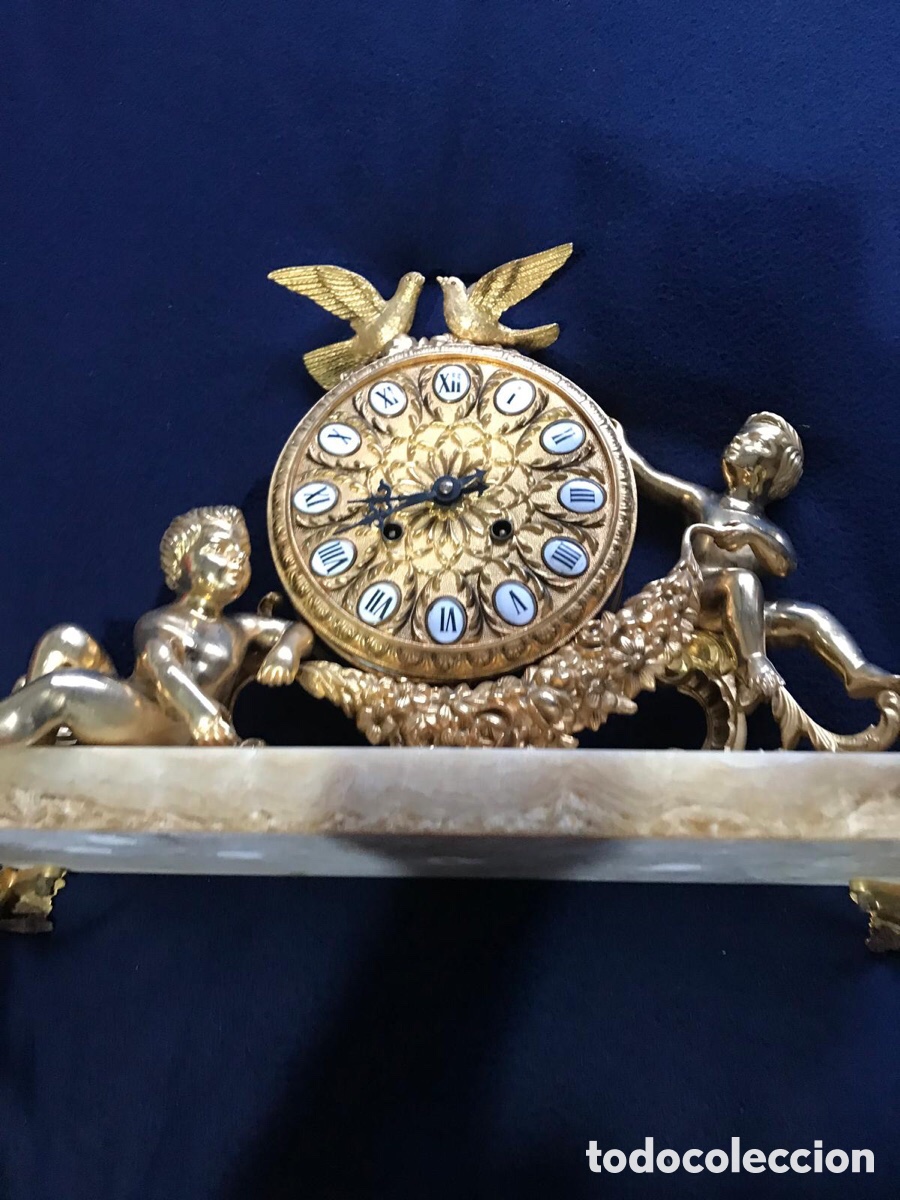 Relojes de carga manual: Reloj bronce con ba&ntilde;o de oro - Foto 1