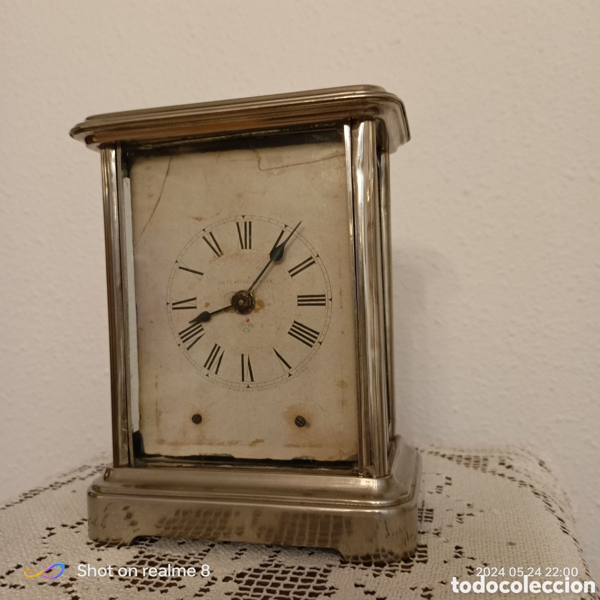 Relojes de carga manual: ANTIGUO RELOJ MECANIDO - Foto 2