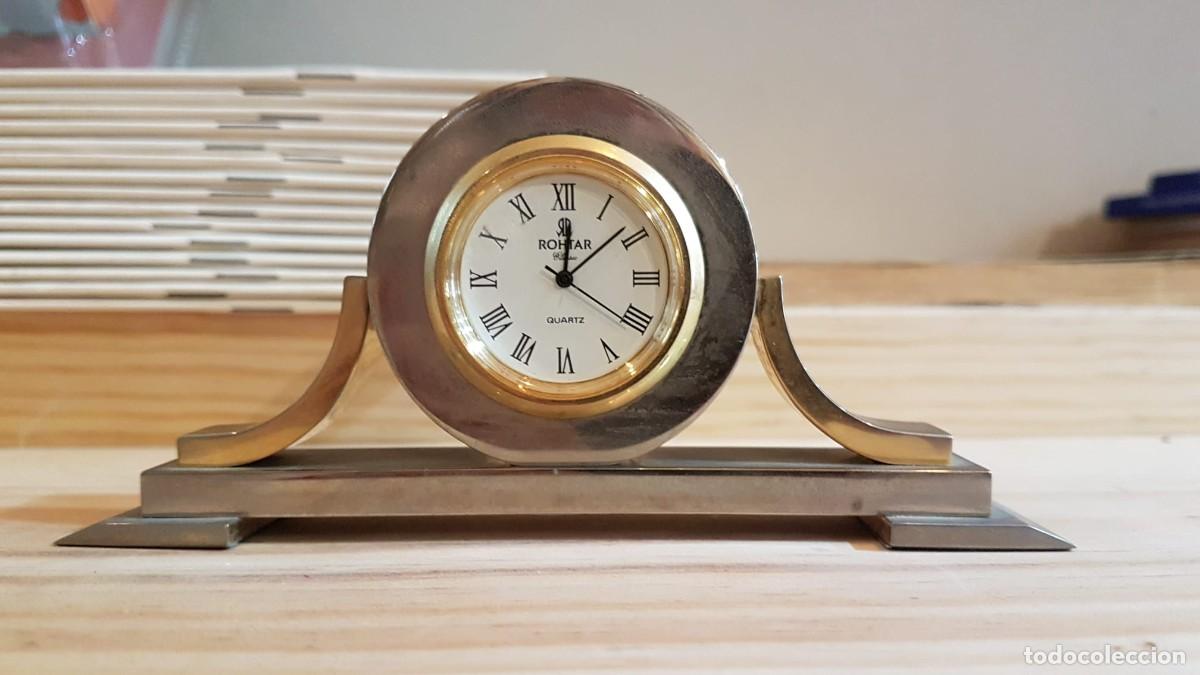 Relojes de carga manual: Reloj sobremesa, plata (T) - Foto 1