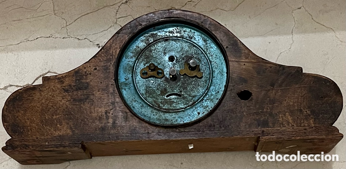 Relojes de carga manual: Reloj de sobremesa. Madera. 1900&rsquo;s. - Foto 2