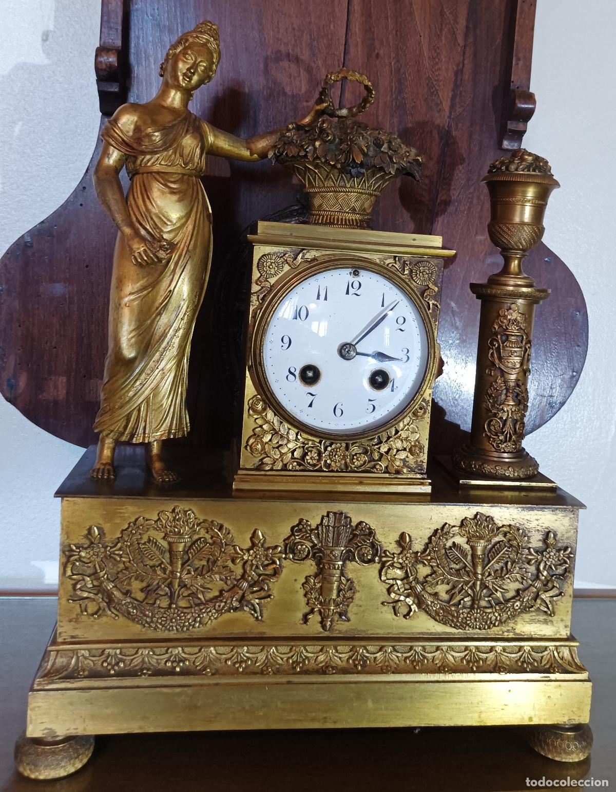 Relojes de carga manual: Reloj imperio .Siglo XIX . - Foto 25