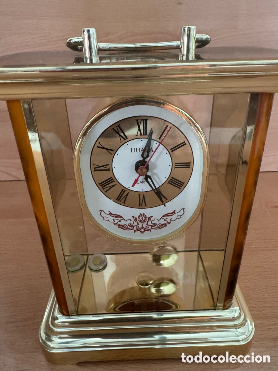 Relojes de carga manual: Reloj de mesa antiguo - Foto 2