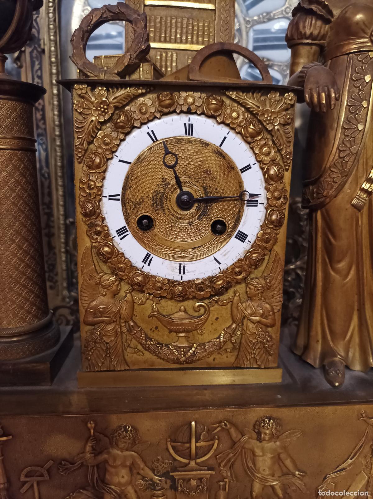 Relojes de carga manual: Reloj imperio. SXIX.la astronomia - Foto 2