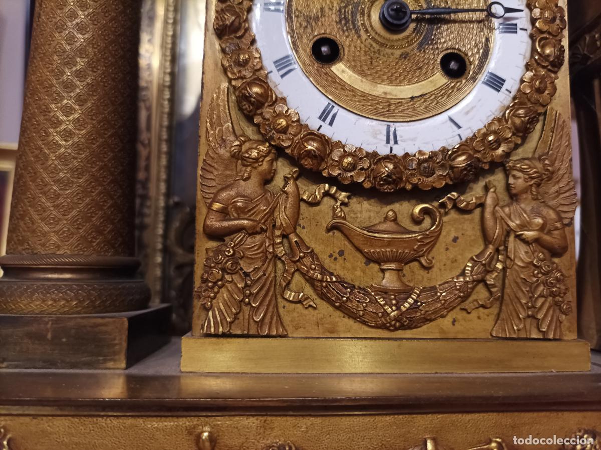 Relojes de carga manual: Reloj imperio. SXIX.la astronomia - Foto 4
