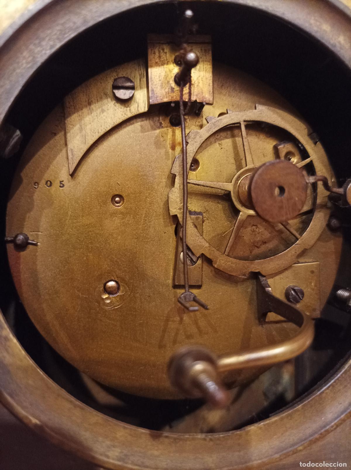 Relojes de carga manual: Reloj imperio. SXIX.la astronomia - Foto 13