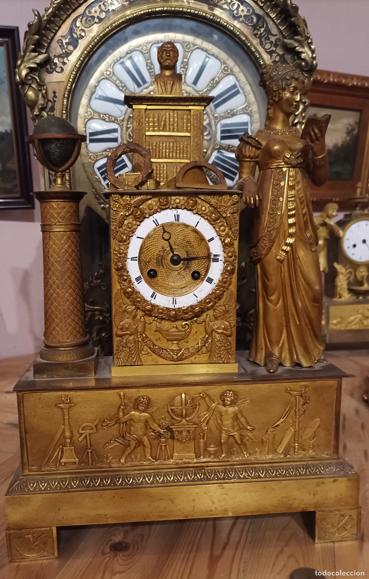 Relojes de carga manual: Reloj imperio. SXIX.la astronomia - Foto 26