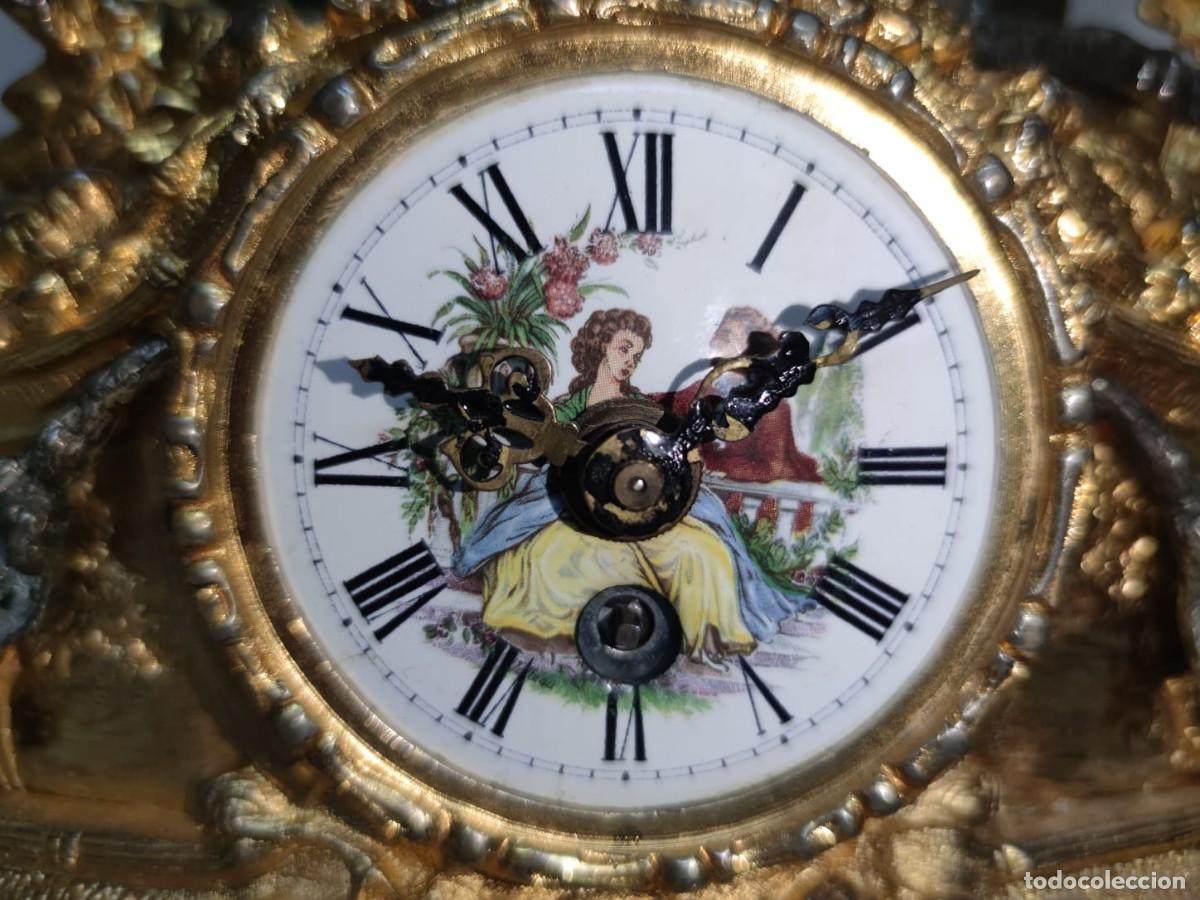 Relojes de carga manual: RELOJ DE CHIMENEA ALEM&Aacute;N (NO MARCHA) - Foto 5