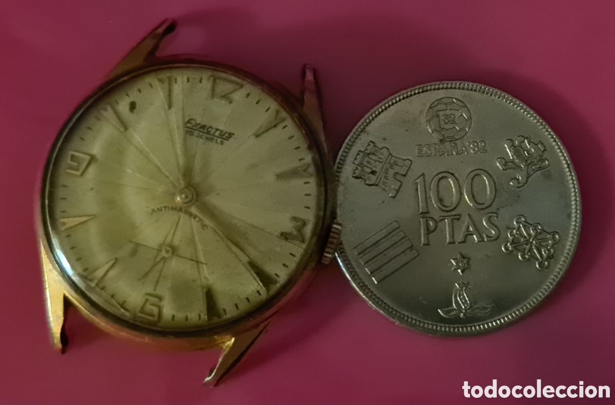 Relojes de carga manual: Reloj Exactus chapado en oro. - Foto 1
