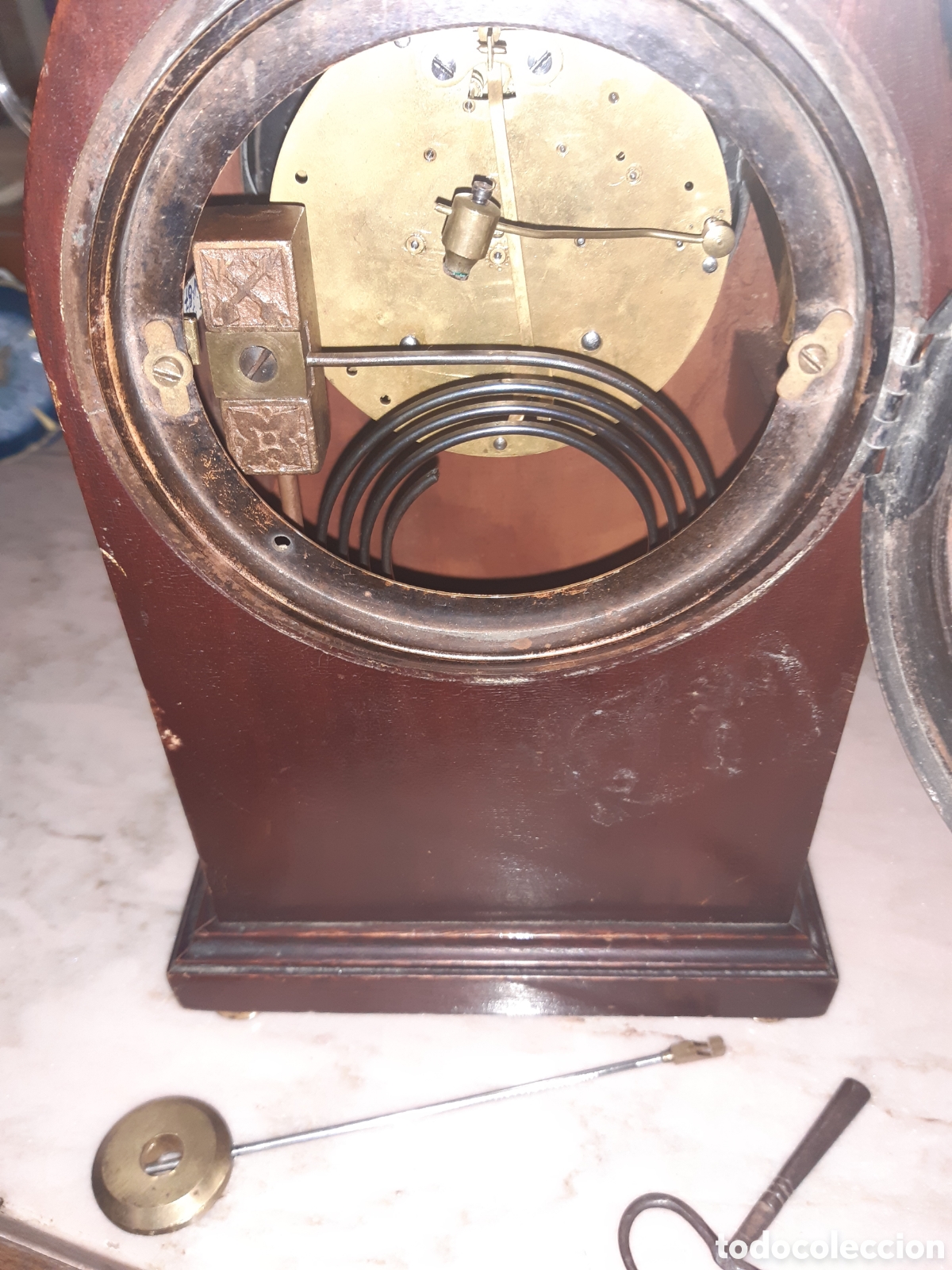 Relojes de carga manual: Reloj de capilla, p&eacute;ndulo - Foto 5