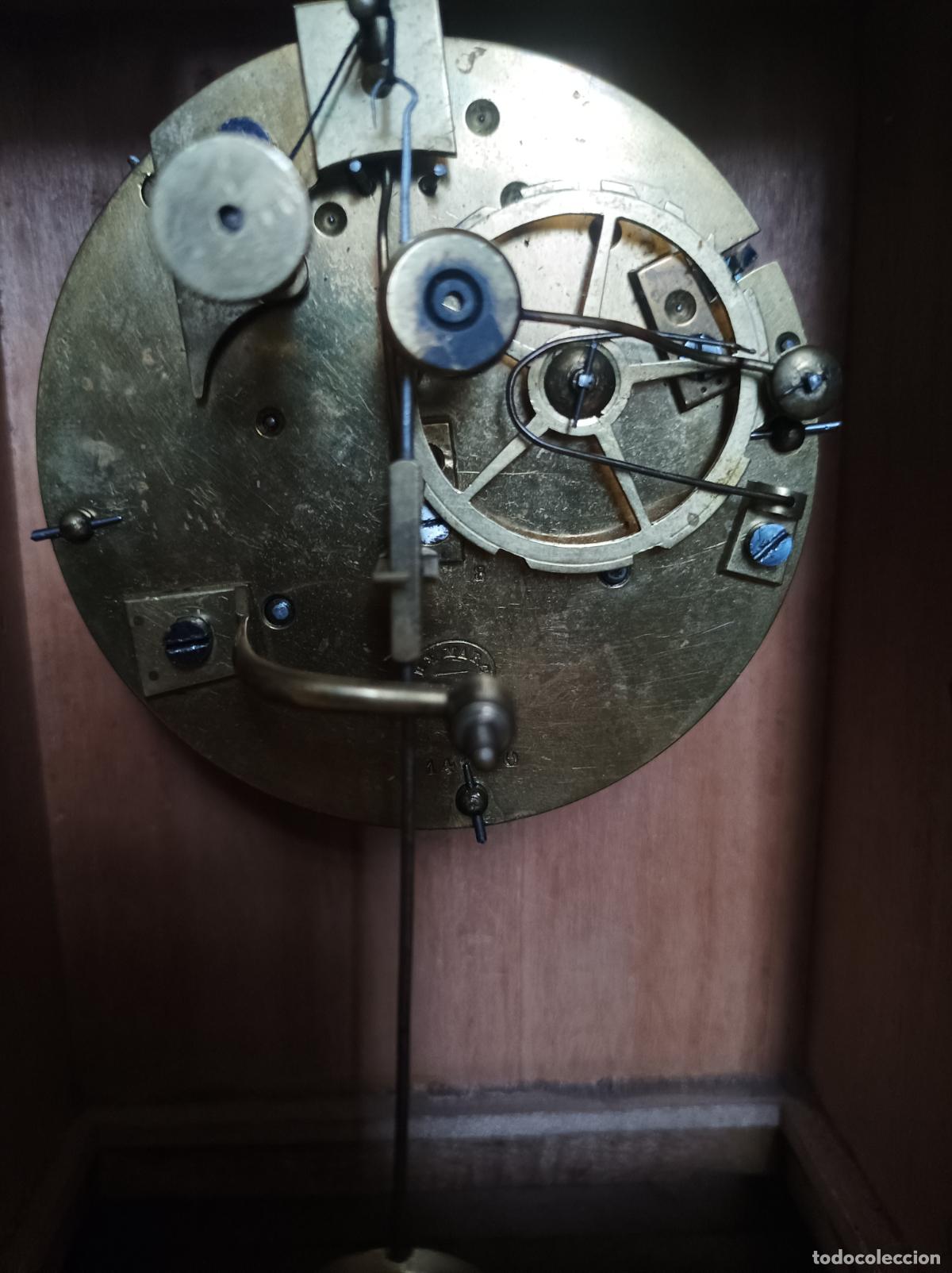 Relojes de carga manual: Reloj de sobremesa marqueteria. - Foto 6