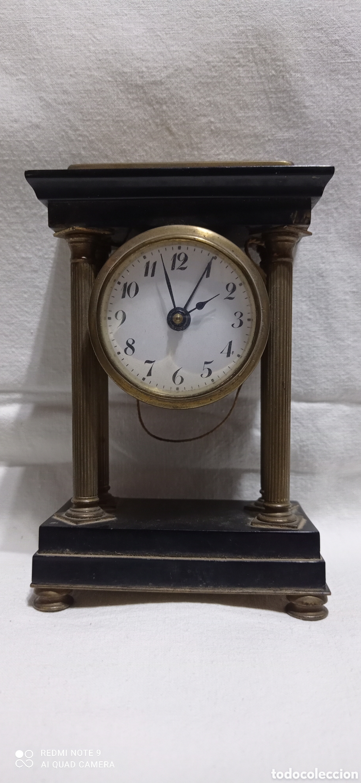 Relojes de carga manual: Reloj sobremesa 4 columnas de laton - Foto 7