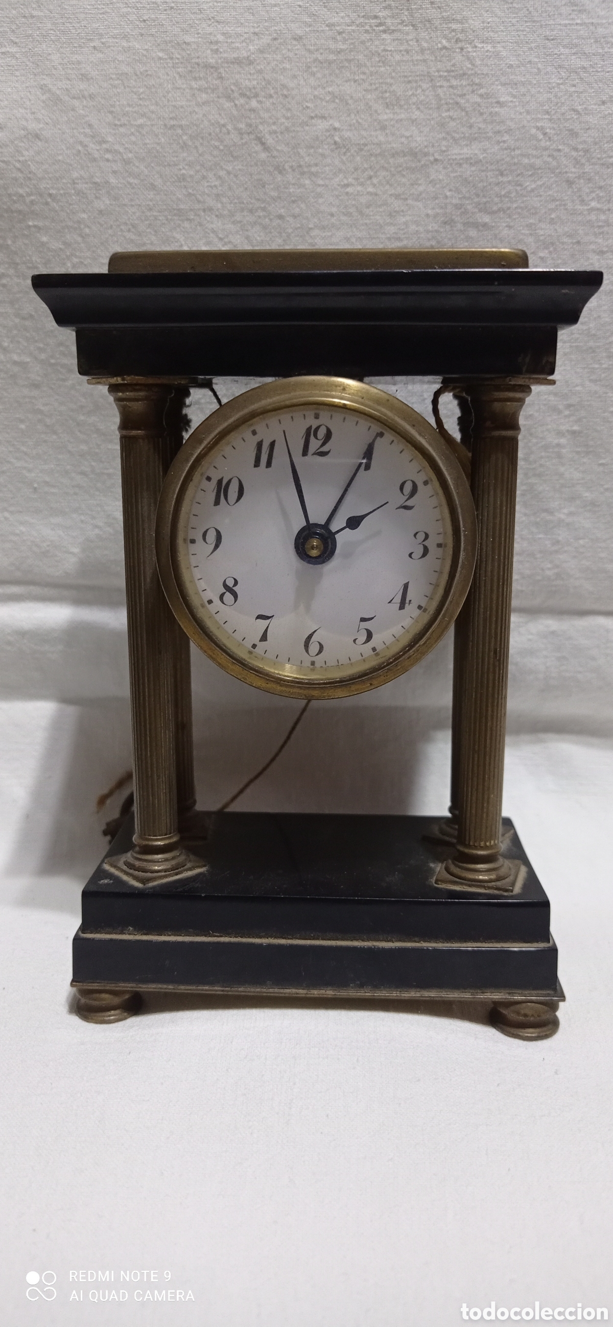 Relojes de carga manual: Reloj sobremesa 4 columnas de laton - Foto 1