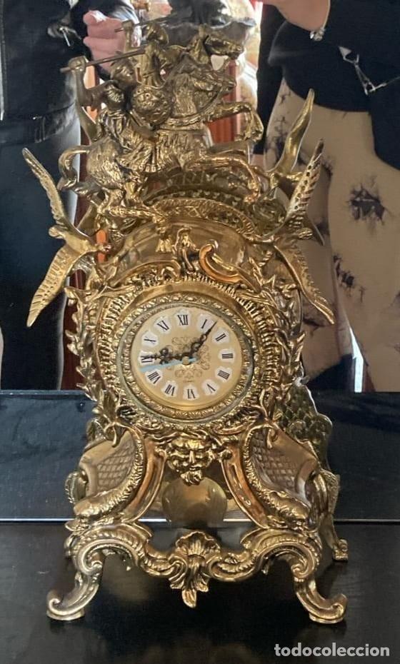 Relojes de carga manual: Reloj de bronce de sobremesa - Foto 1