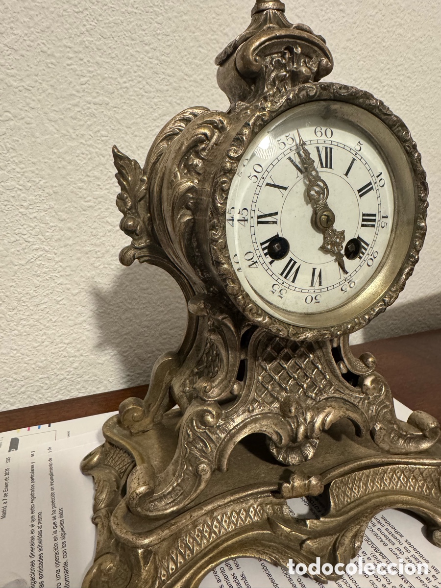Relojes de carga manual: Bonito reloj de mesa - Foto 3