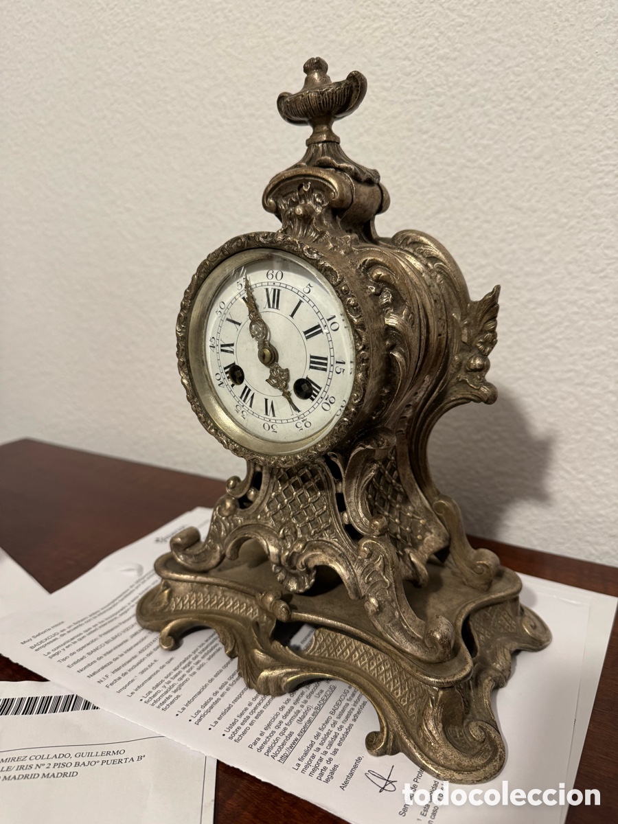 Relojes de carga manual: Bonito reloj de mesa - Foto 8
