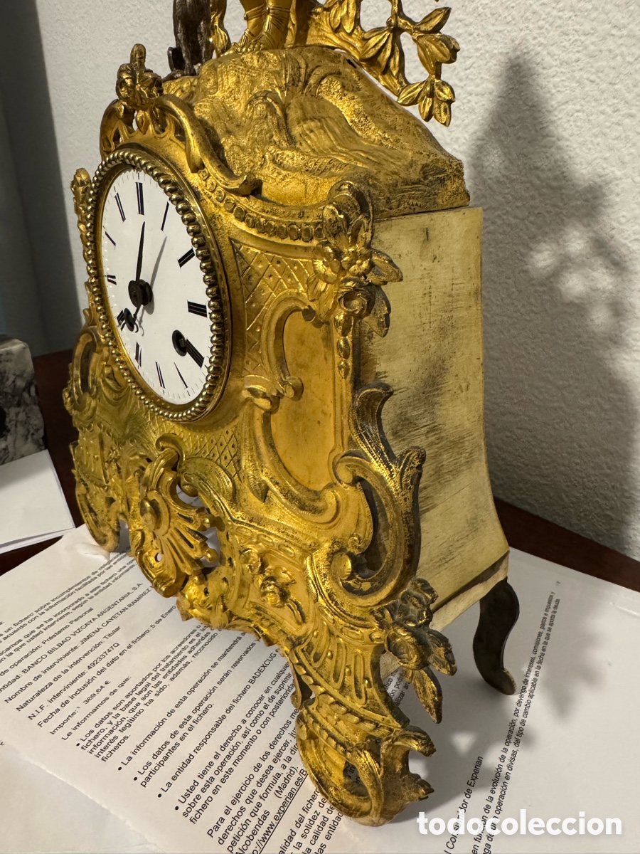 Relojes de carga manual: Bonito reloj de sobremesa - Foto 3