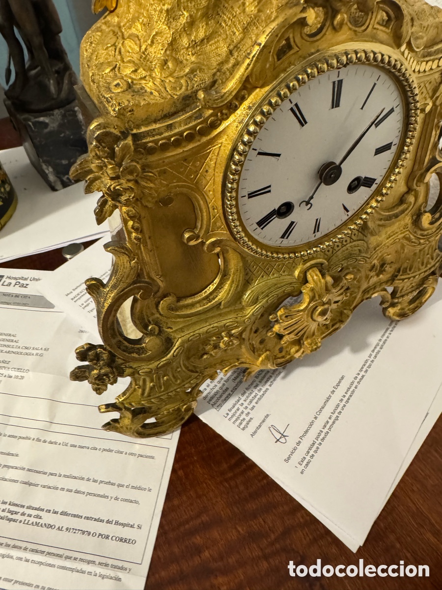 Relojes de carga manual: Bonito reloj de sobremesa - Foto 11