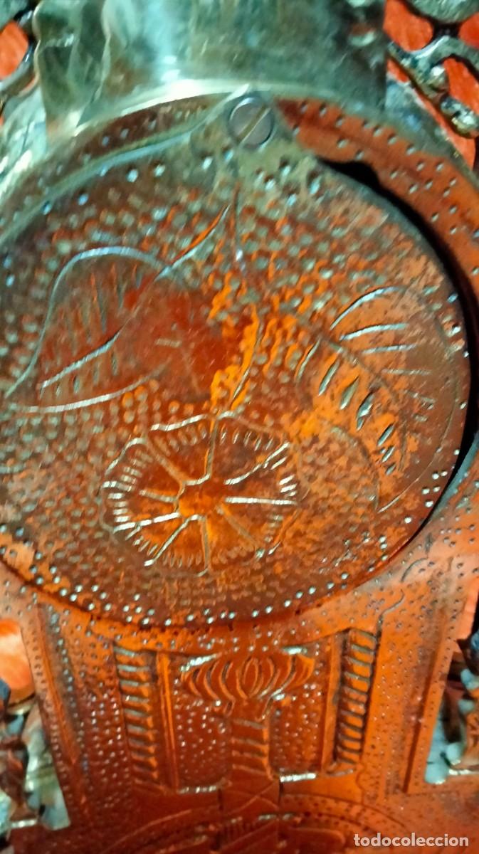Relojes de carga manual: antiguo reloj de bronce macizo - Foto 17