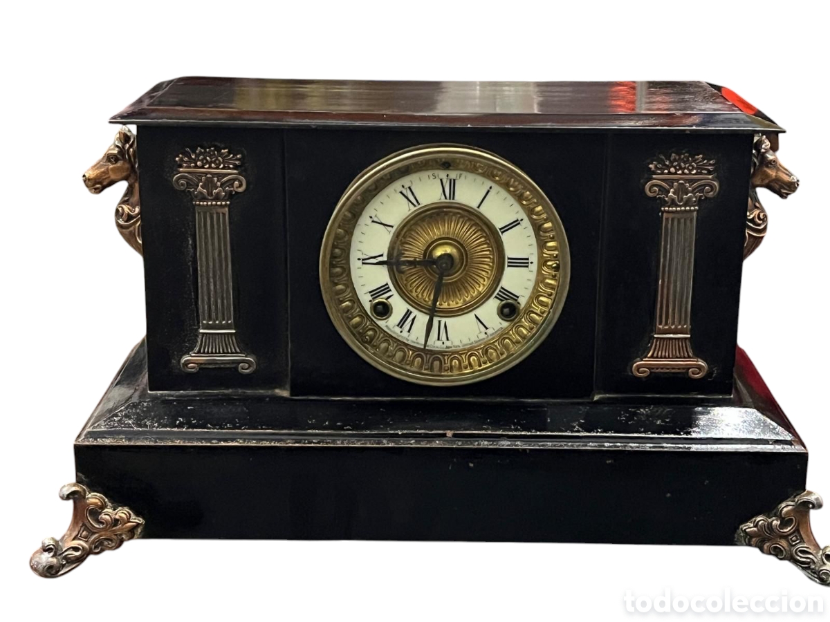 Relojes de carga manual: Reloj de mesa de cuerda con llave - Foto 1