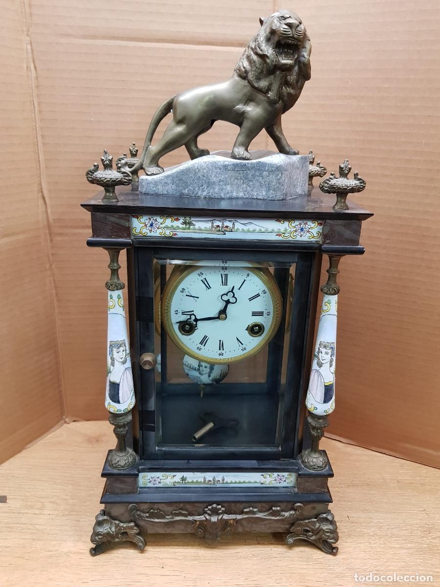 Relojes de carga manual: ANTIGUO RELOJ DE SOBREMESA-FUNCIONA - Foto 1