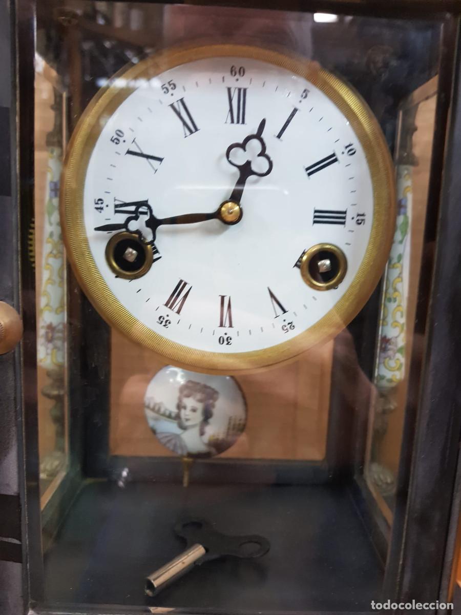 Relojes de carga manual: ANTIGUO RELOJ DE SOBREMESA-FUNCIONA - Foto 3