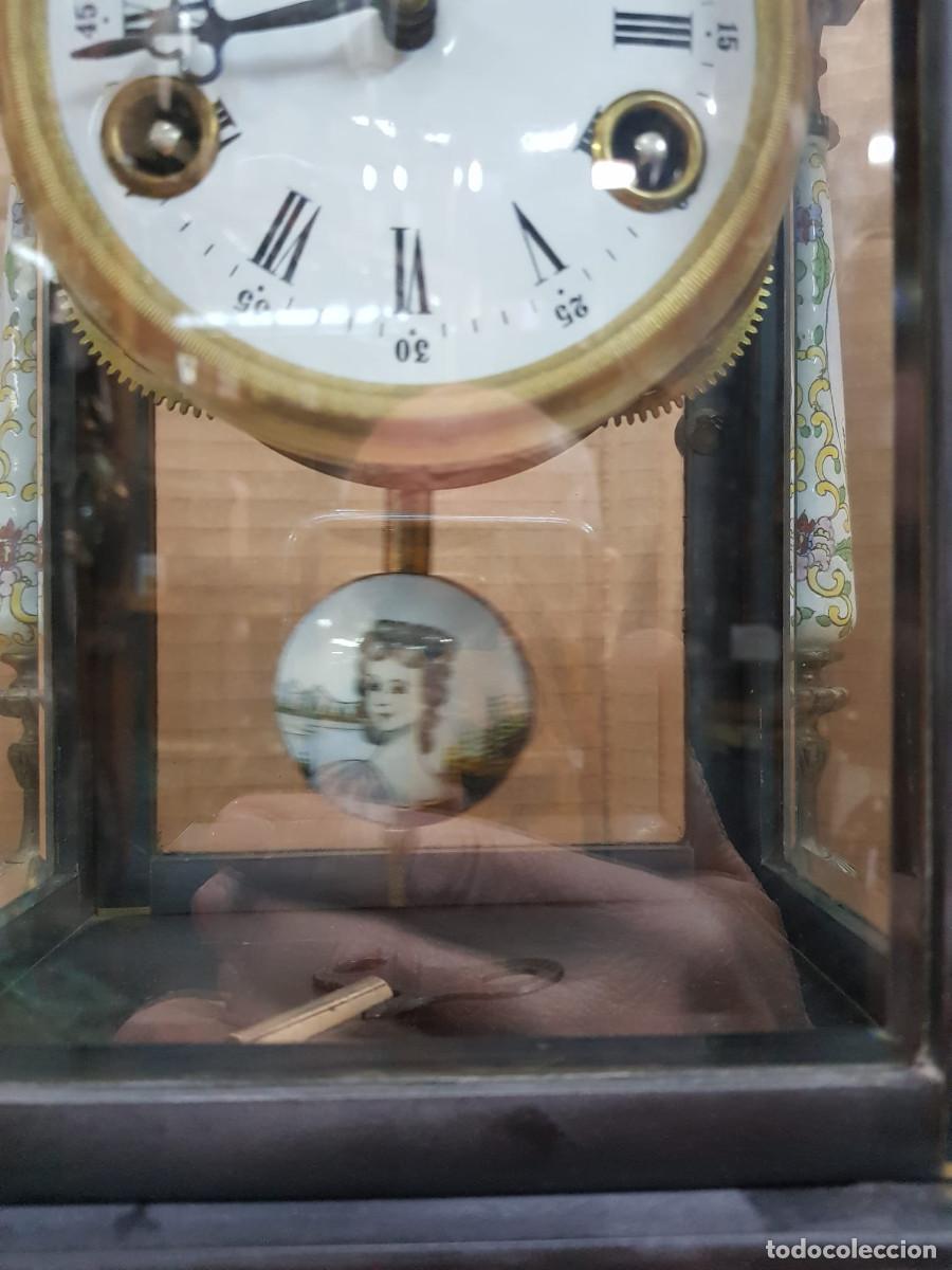 Relojes de carga manual: ANTIGUO RELOJ DE SOBREMESA-FUNCIONA - Foto 4
