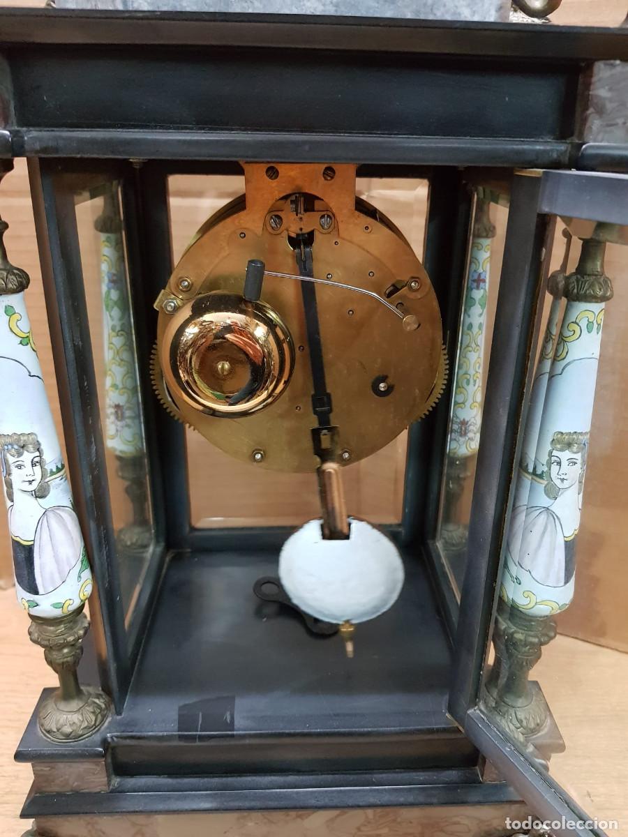 Relojes de carga manual: ANTIGUO RELOJ DE SOBREMESA-FUNCIONA - Foto 9