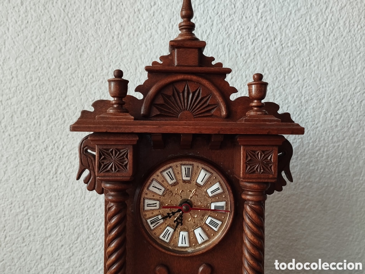 Relojes de carga manual: Reloj Artesanal de madera - Foto 2
