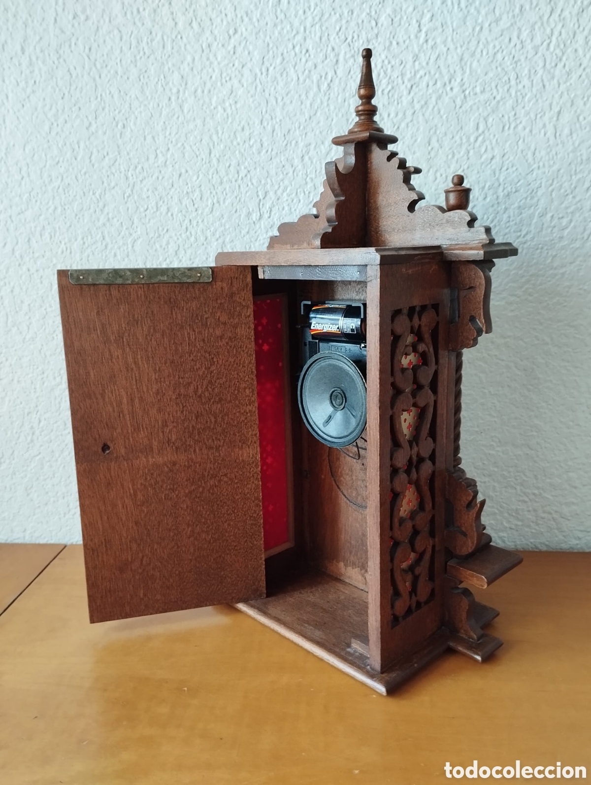 Relojes de carga manual: Reloj Artesanal de madera - Foto 4