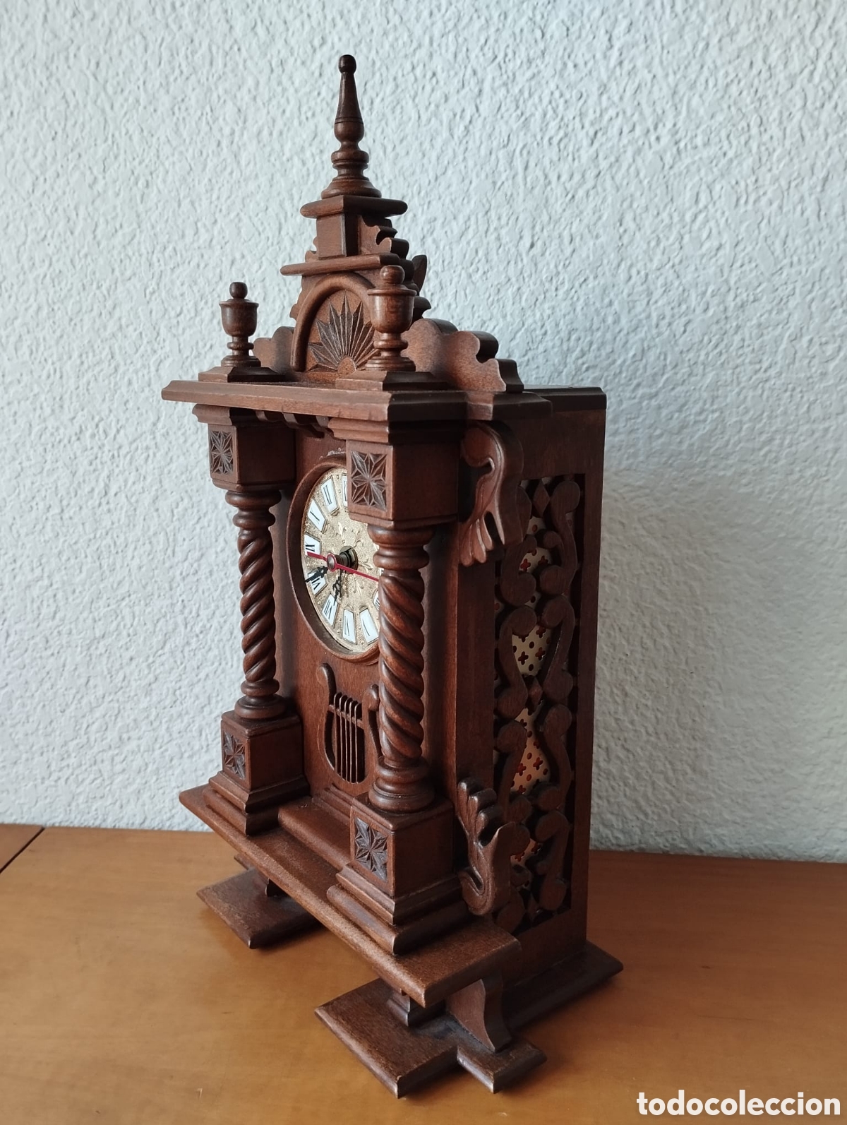 Relojes de carga manual: Reloj Artesanal de madera - Foto 5