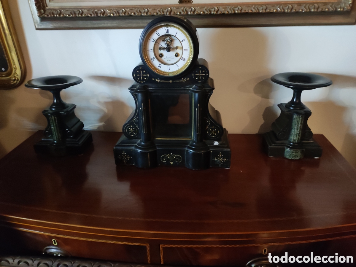 Relojes de carga manual: Guarnici&oacute;n de m&aacute;rmol francesa - Foto 1