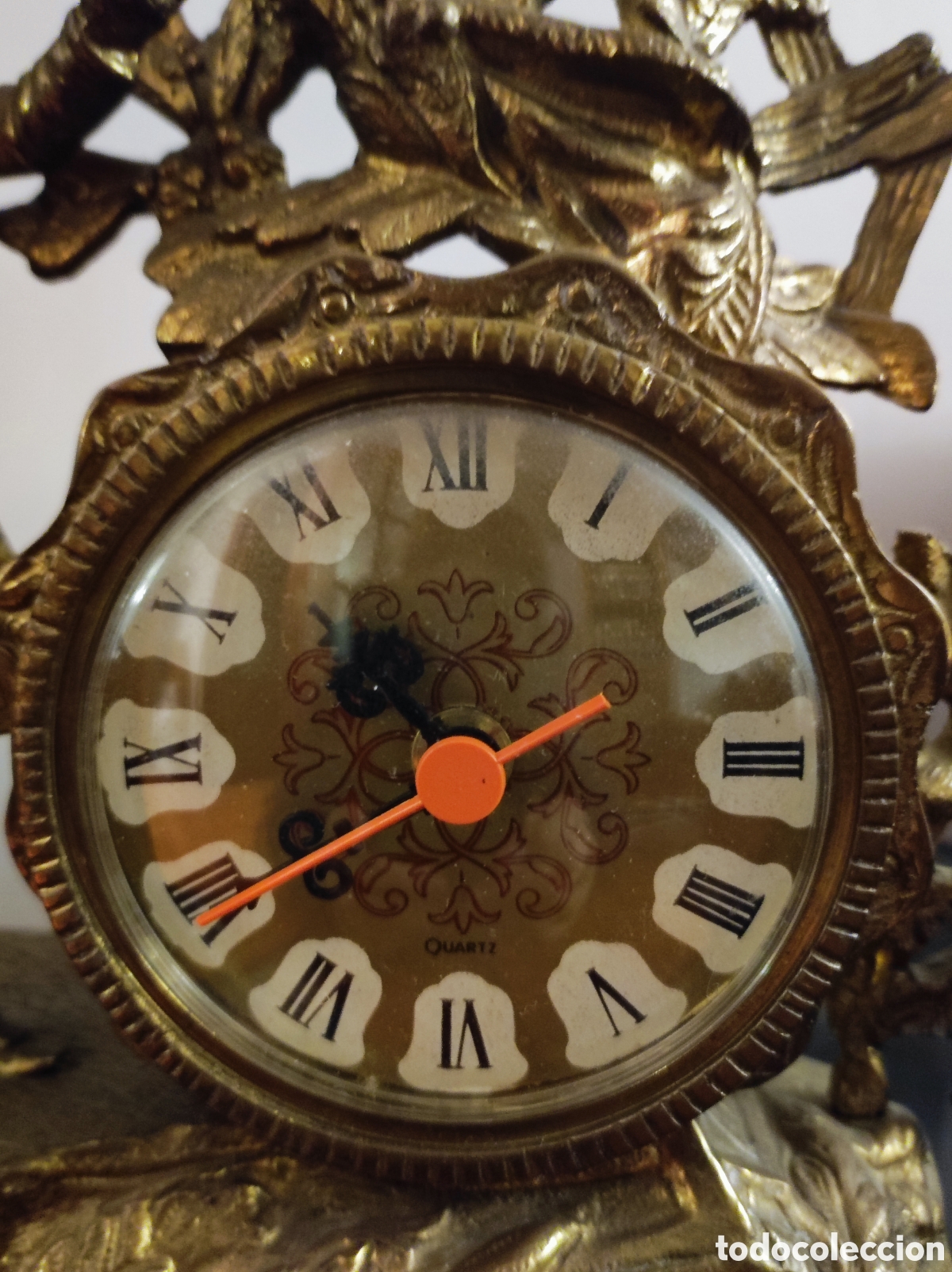 Relojes de carga manual: Reloj de mesa de bronce - Foto 3