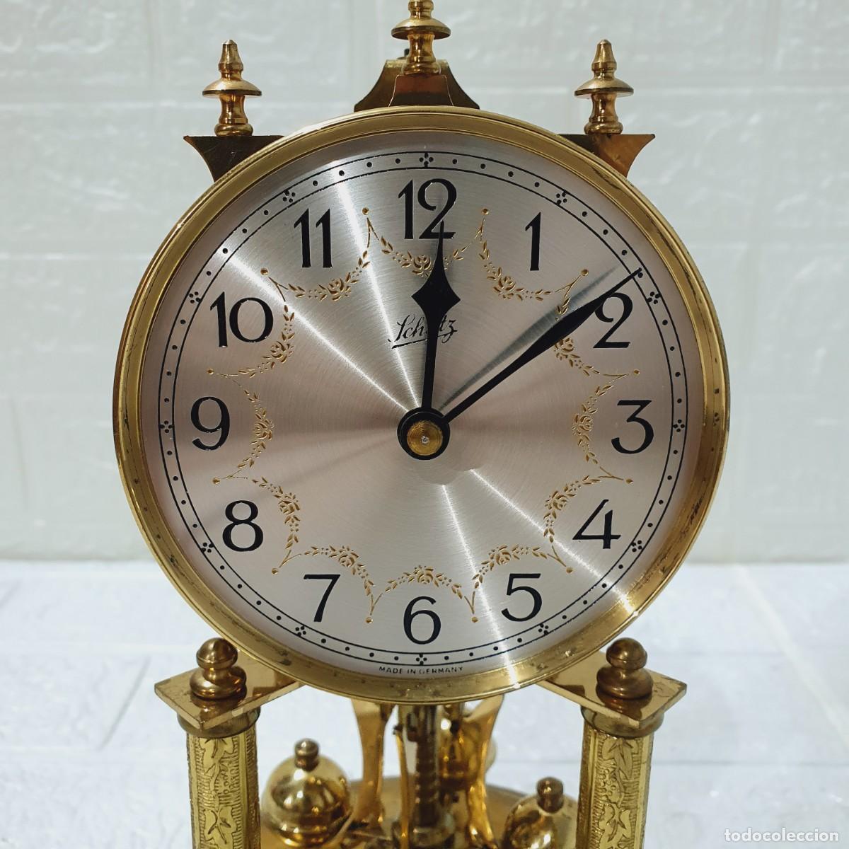 Relojes de carga manual: Reloj p&eacute;ndulo de torsi&oacute;n con fanal - Foto 3