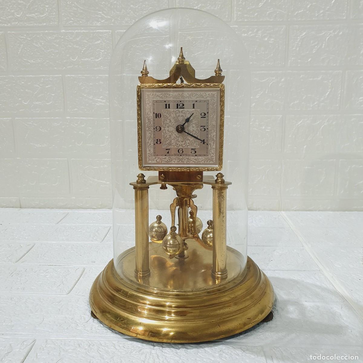 Relojes de carga manual: Reloj p&eacute;ndulo de torsi&oacute;n con fanal - Foto 1