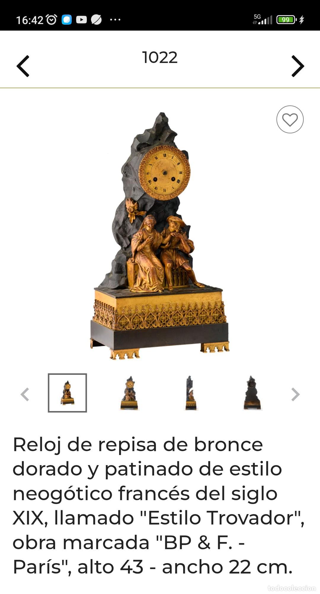 Relojes de carga manual: Reloj imperio Automata Del S. XIX - Foto 26