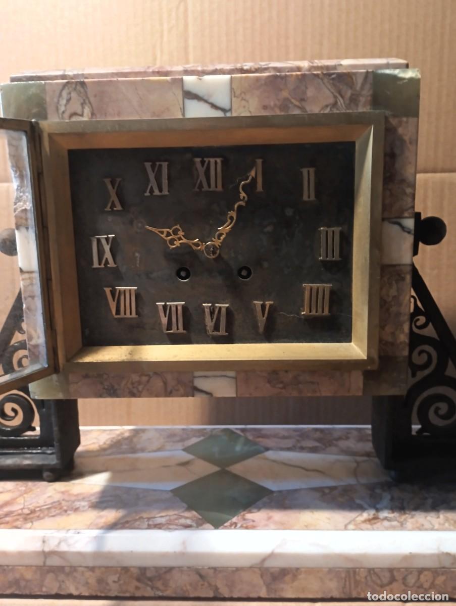 Relojes de carga manual: RELOJ DE CHIMENEA-ART DECO. - Foto 4