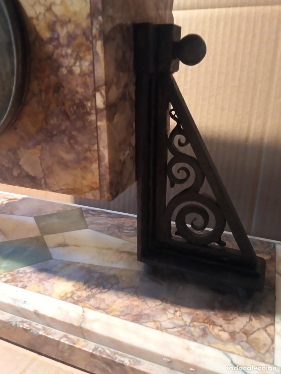 Relojes de carga manual: RELOJ DE CHIMENEA-ART DECO. - Foto 14