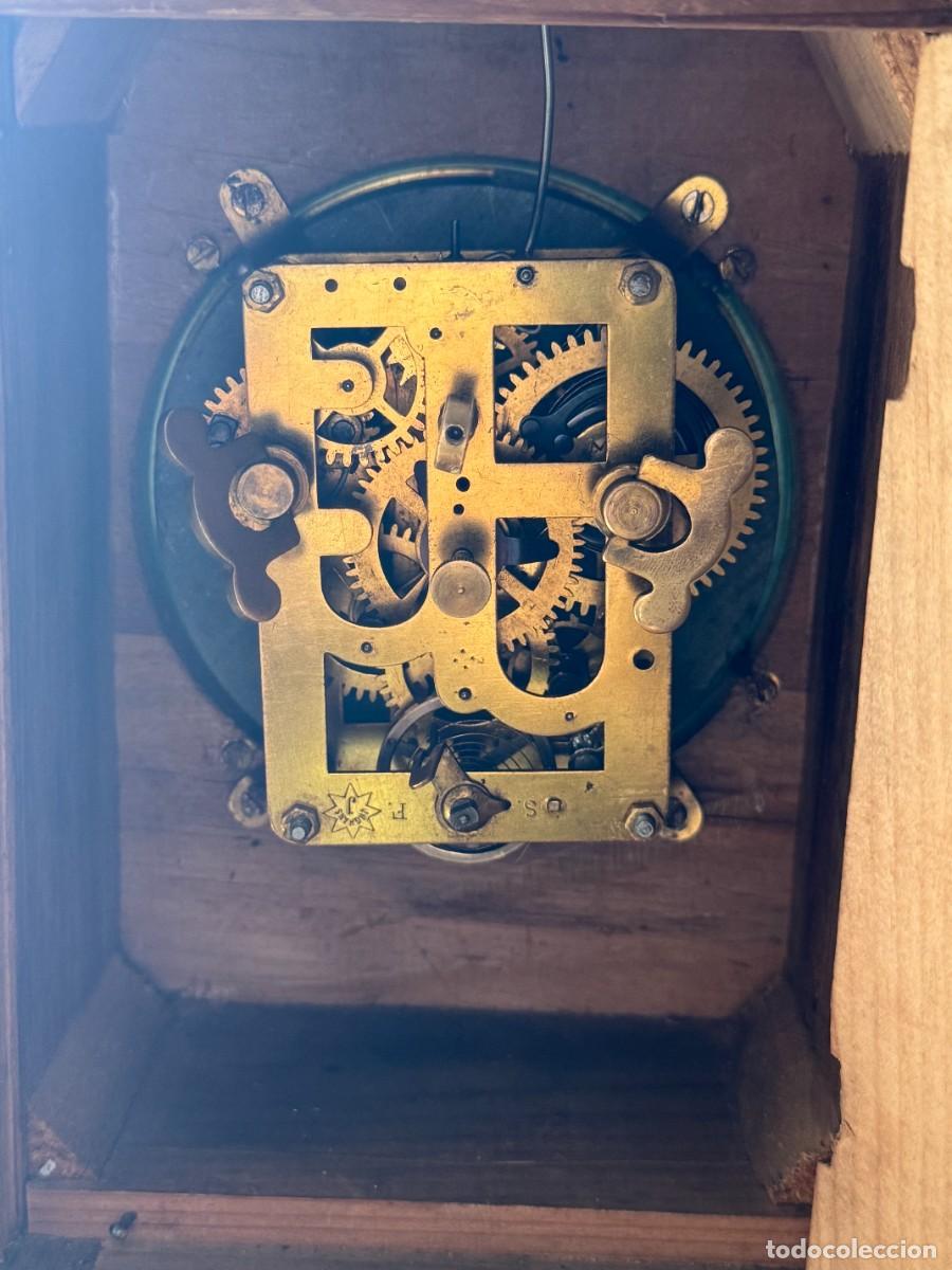 Relojes de carga manual: Antiguo reloj sobremesa - Foto 6
