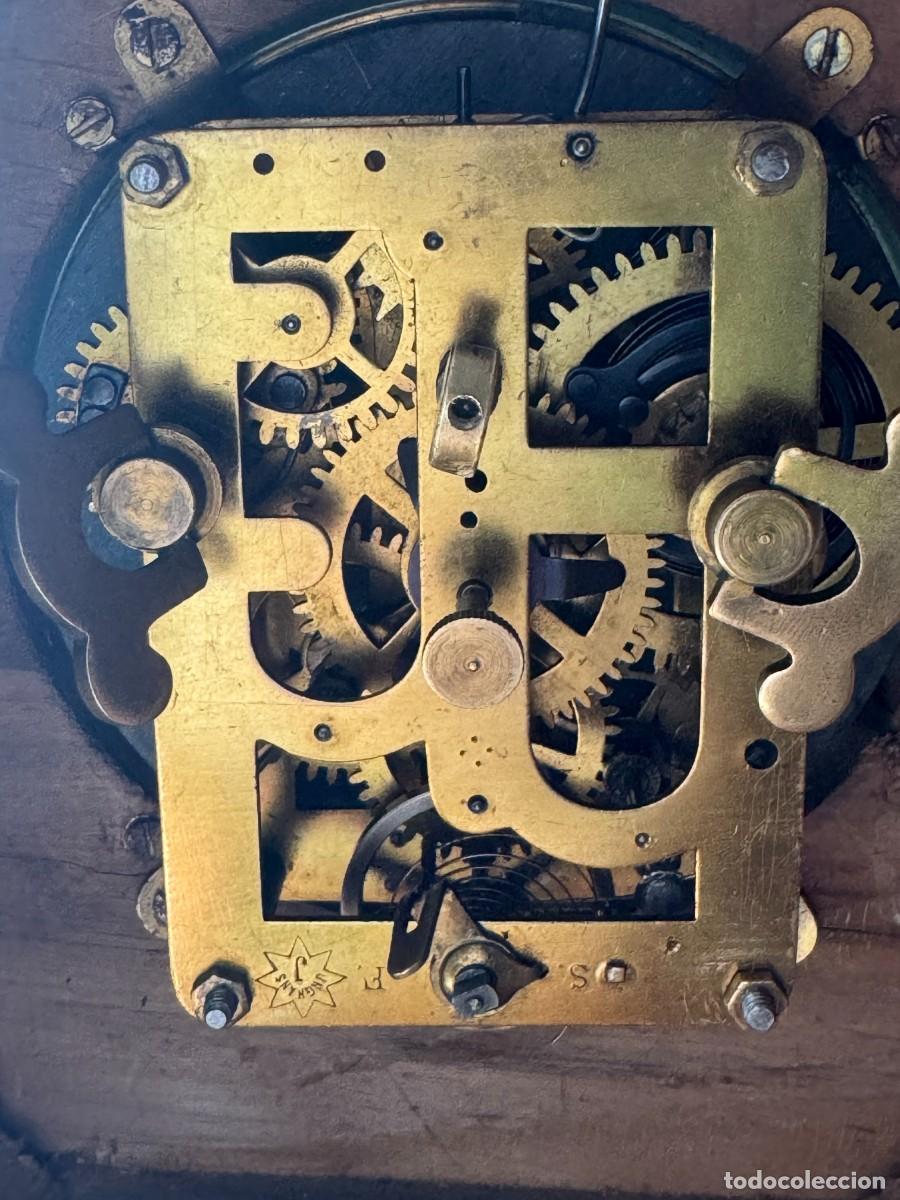 Relojes de carga manual: Antiguo reloj sobremesa - Foto 7
